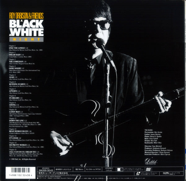 Roy Orbison & Friends* : A Black & White Night Live (Laserdisc, 12", NTSC)