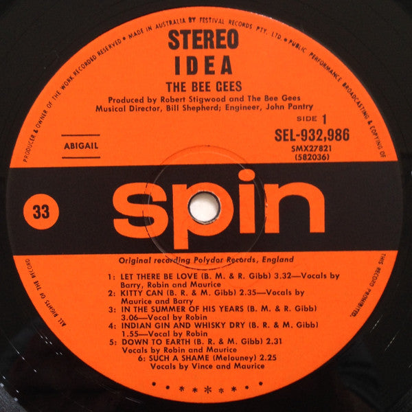 Bee Gees : Idea (LP, Album)