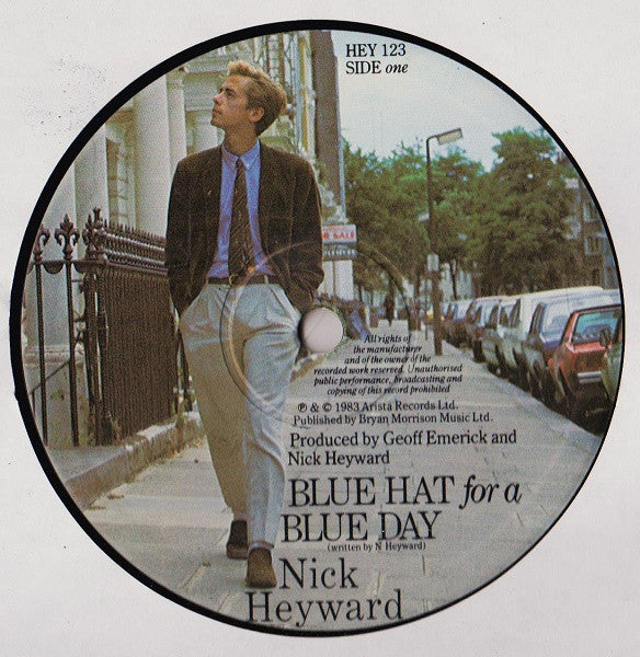 Nick Heyward : Blue Hat For A Blue Day (12", Single)