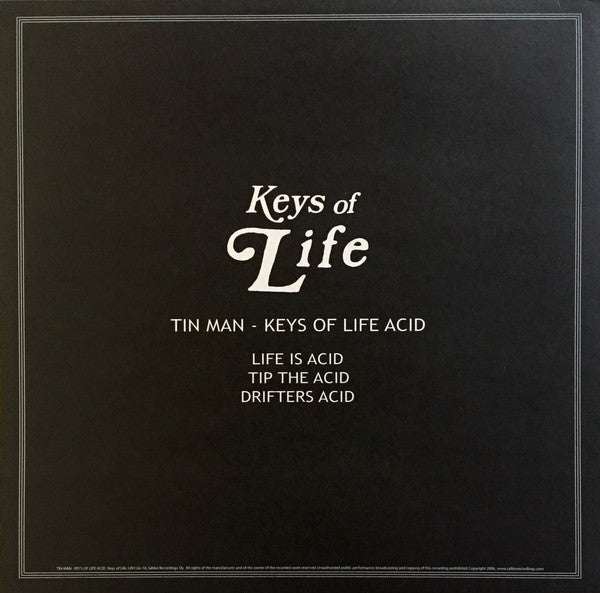 Tin Man (3) : Keys Of Life Acid (12")