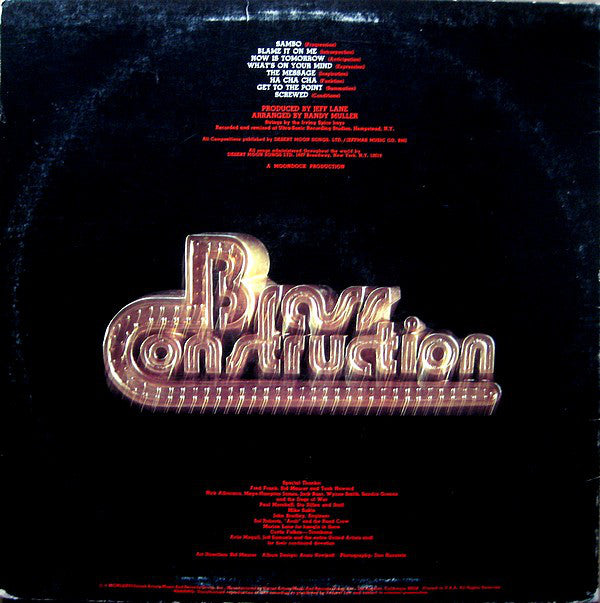 Brass Construction : Brass Construction II (LP, Album)