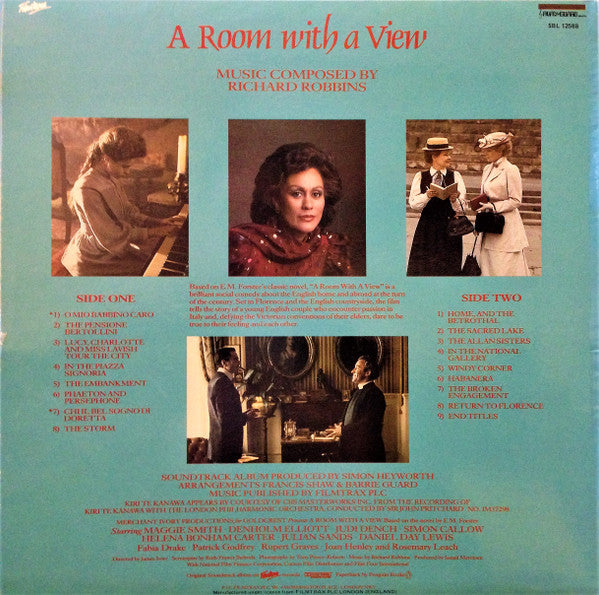 Richard Robbins Featuring Kiri Te Kanawa : A Room With A View (Original Soundtrack) (LP, Album)