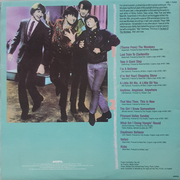 The Monkees : Then & Now... The Best Of The Monkees (LP, Comp)