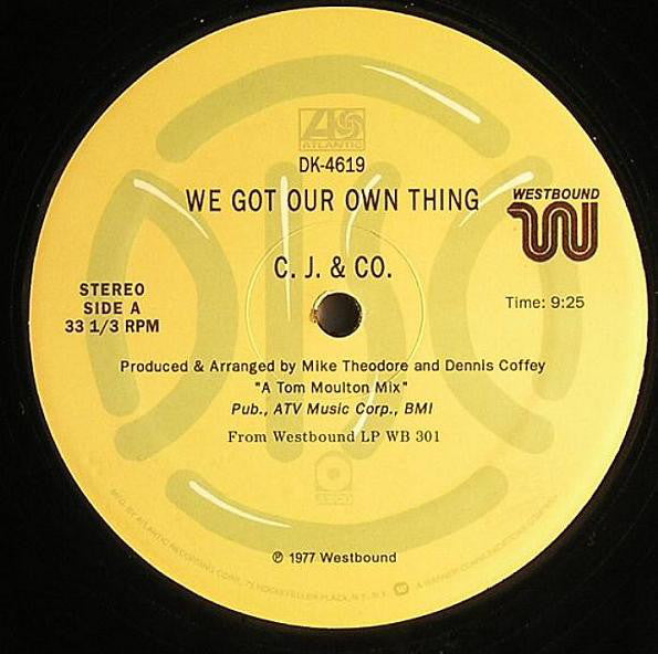 C.J. & Co : We Got Our Own Thing / Devil's Gun (12", RE)