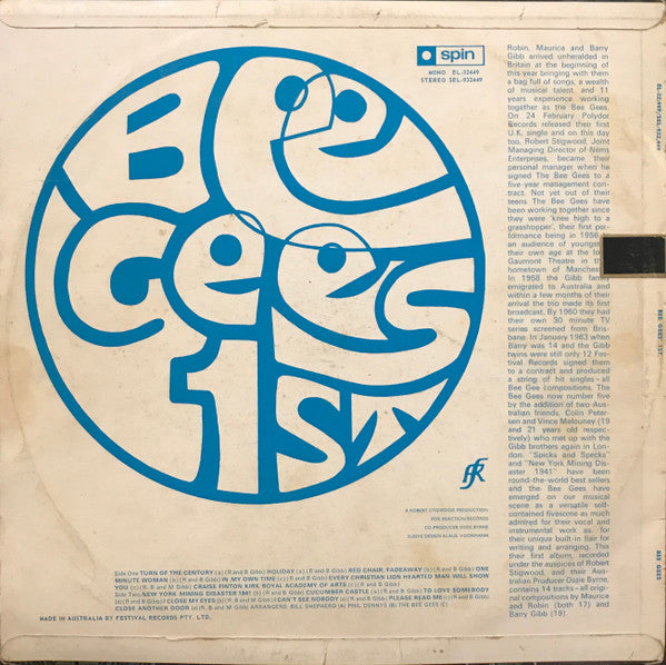 Bee Gees : 1st (LP, Album)