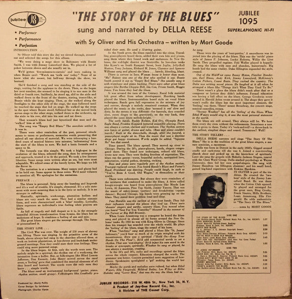 Della Reese : The Story Of The Blues (LP, Album, RE)