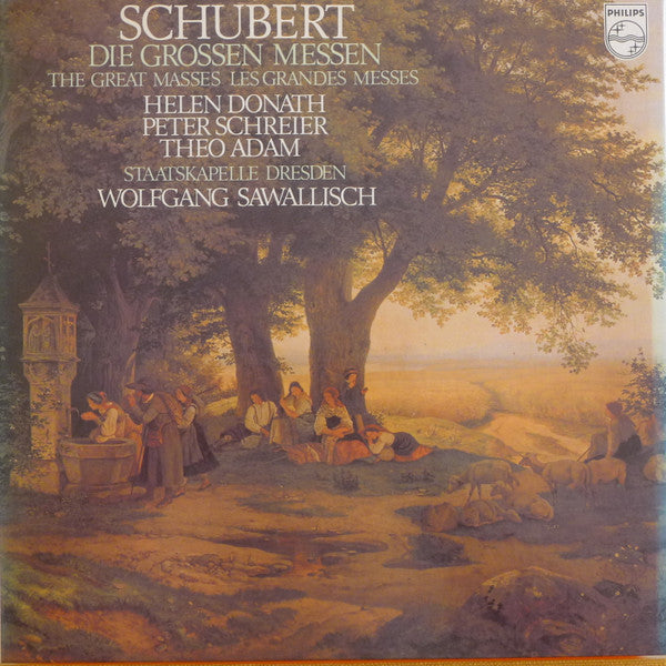 Schubert* - Helen Donath • Peter Schreier • Theo Adam - Staatskapelle Dresden • Wolfgang Sawallisch : Die Grossen Messen (2xLP + Box)