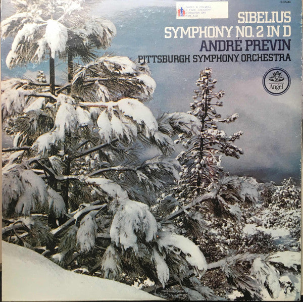 Jean Sibelius, André Previn, Pittsburgh Symphony Orchestra : Symphony No. 2 in D (LP, Quad)