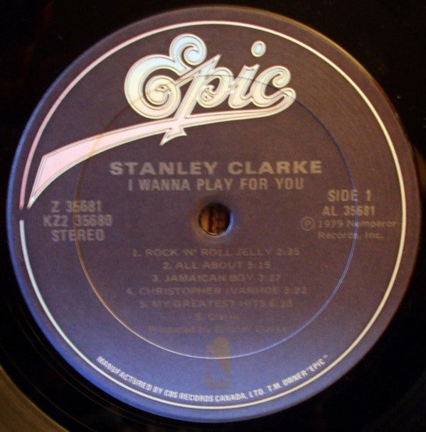 Stanley Clarke : I Wanna Play For You (2xLP, Album, Gat)