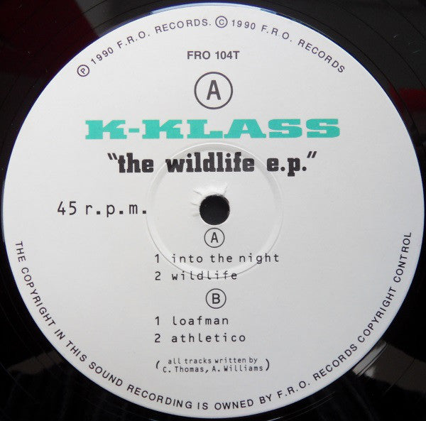 K-Klass : The Wildlife E.P. (12", EP)
