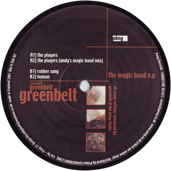 Greenbelt : The Magic Band E.P (12", EP)