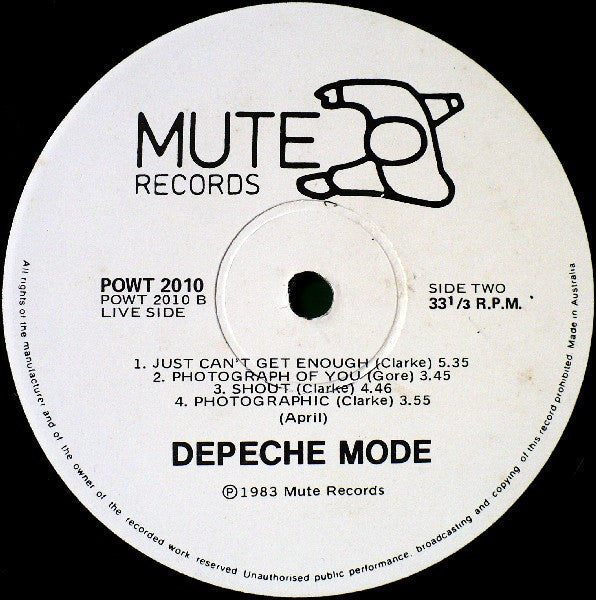 Depeche Mode : Love In Itself · 2 And Live Tracks (12", Single)