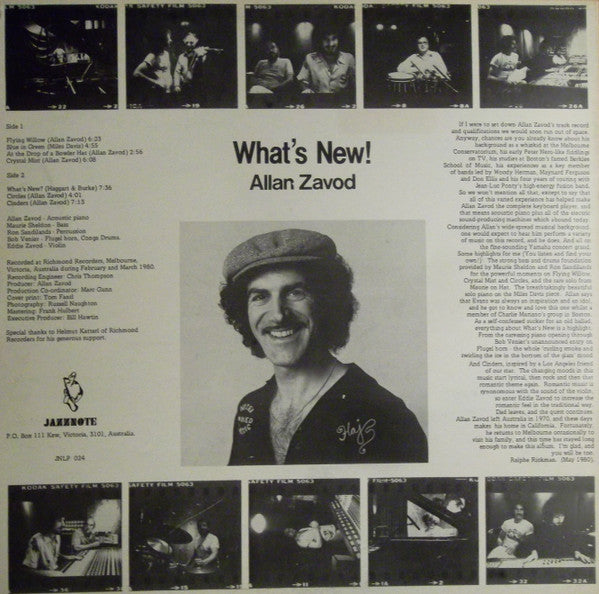 Allan Zavod : What's New! (LP, Album)