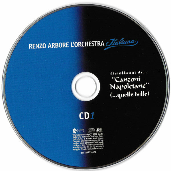 Renzo Arbore L'Orchestra Italiana : Diciottanni Di... "Canzoni Napoletane" (...Quelle Belle) (Box + 3xCD, Comp)