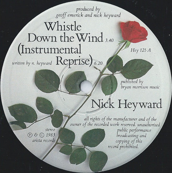 Nick Heyward : Whistle Down The Wind (12", Single)