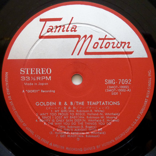 The Temptations : Golden R&B (LP, Album, Comp, Gat)