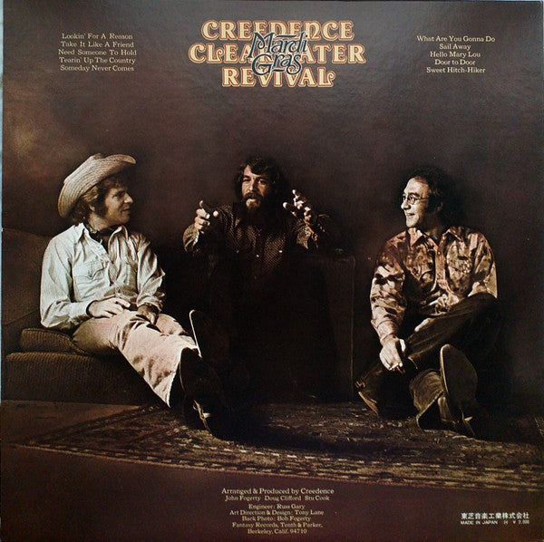 Creedence Clearwater Revival : Mardi Gras (LP, Album, Red)