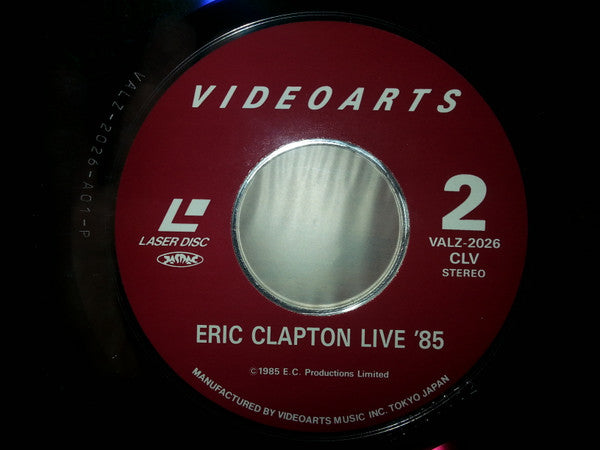 Eric Clapton : Live '85 (Laserdisc, 12", NTSC, CLV)