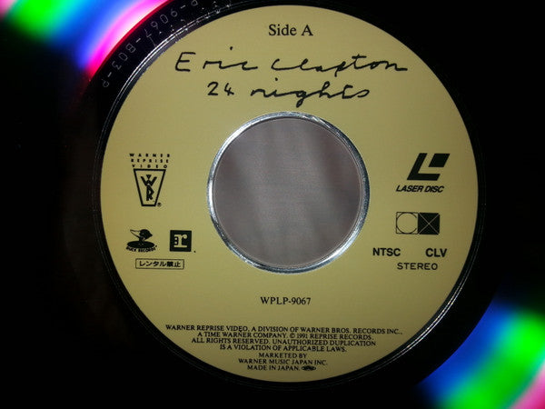 Eric Clapton : 24 Nights (Laserdisc, 12", NTSC, CLV)