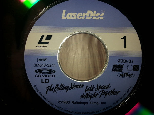 The Rolling Stones : Let's Spend The Night Together (Laserdisc, 12", RE, NTSC, CLV)