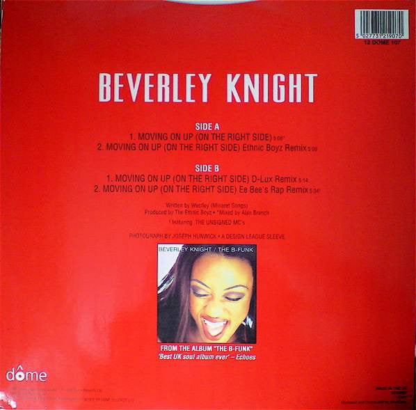 Beverley Knight : Moving On Up (On The Right Side) (12")