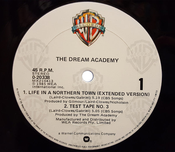 The Dream Academy : Life In A Northern Town (12", Single)