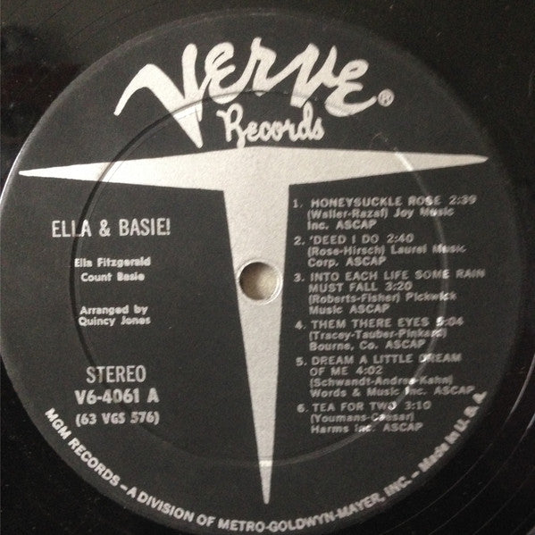 Ella* And Basie* : Ella And Basie! (LP, Album)