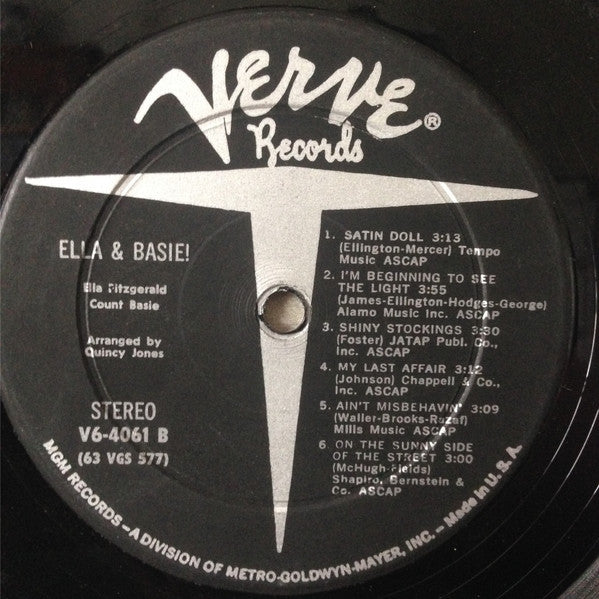 Ella* And Basie* : Ella And Basie! (LP, Album)