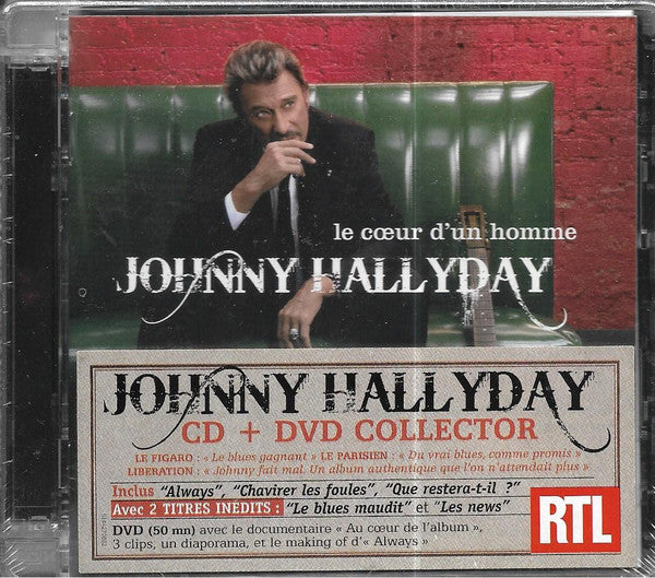 Johnny Hallyday : Le Cœur D'un Homme (CD, Album + DVD-V)