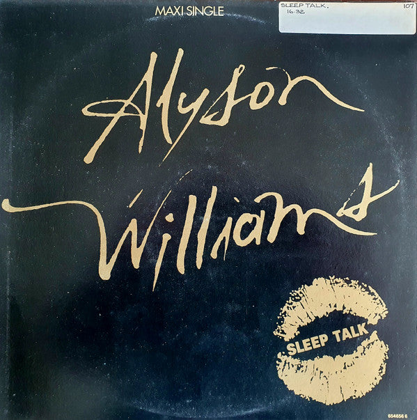 Alyson Williams : Sleep Talk (12", Promo)