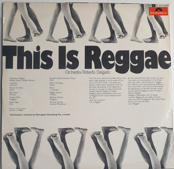 Orchestra Roberto Delgado* : This Is Reggae (LP, Album)