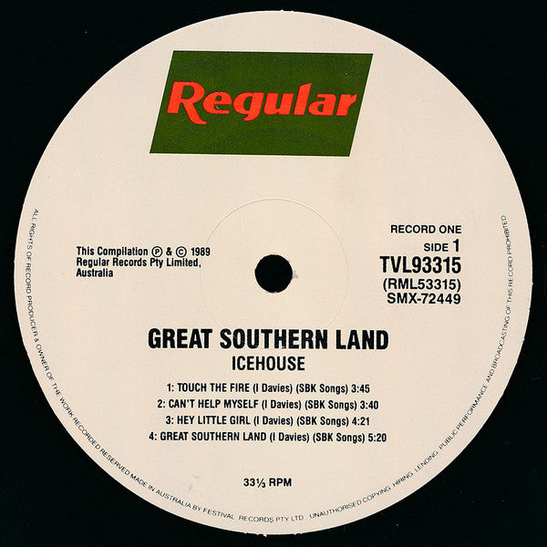 Icehouse : Great Southern Land (2xLP, Comp)