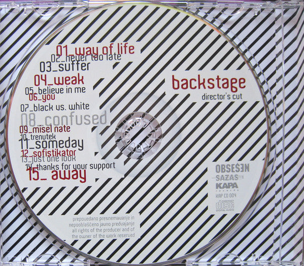 Backstage (5) : Directors Cut (CD, Album)