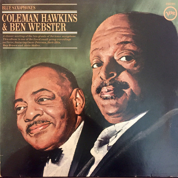 Coleman Hawkins & Ben Webster : Blue Saxophones (LP, Album)