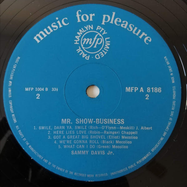 Sammy Davis Jnr* : Mr. Show-Business (LP, Comp)