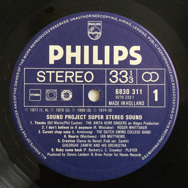 Various : Hifi Sound Project, Super Stereo Sound (LP, Comp)