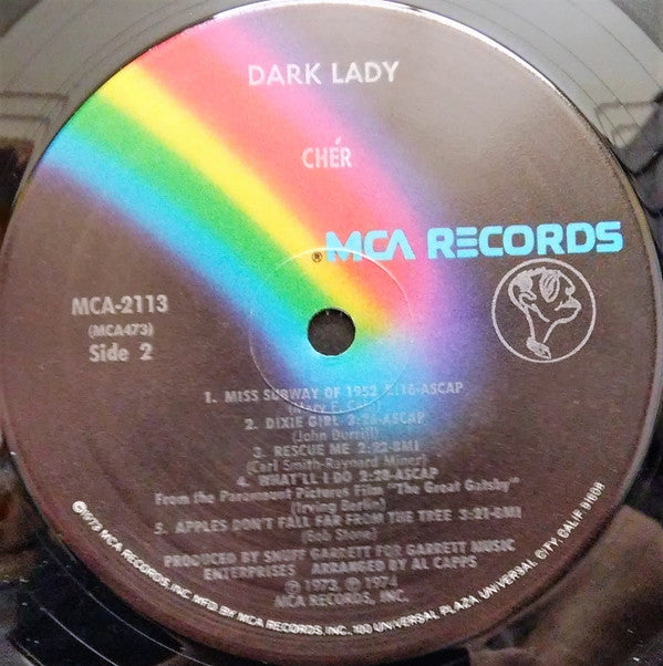 Cher : Dark Lady (LP, Album, Pin)