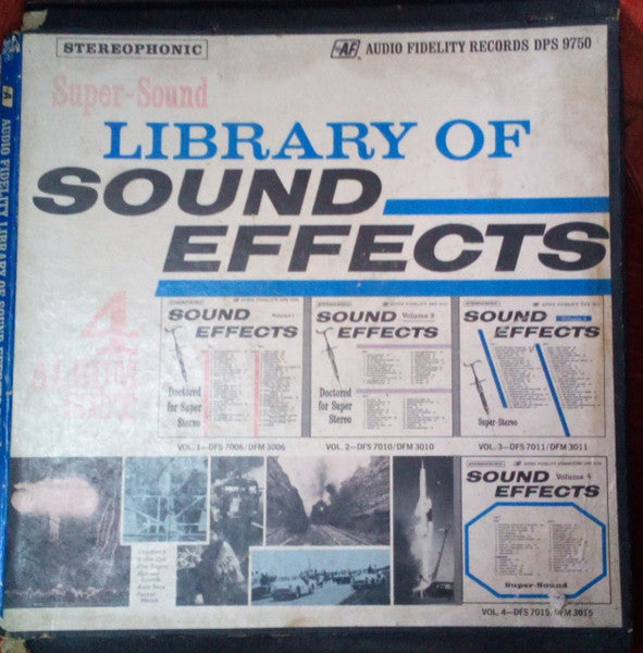 No Artist : Library Of Sound Effects  (4xLP + Box)