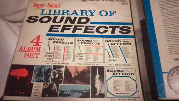 No Artist : Library Of Sound Effects  (4xLP + Box)