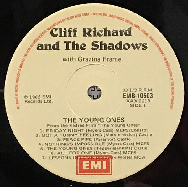 Cliff Richard & The Shadows : The Young Ones (LP, Album, RE)