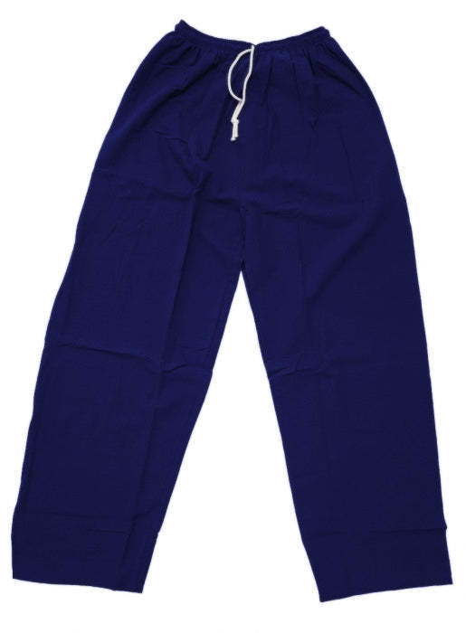 navy cotton drawstring pants