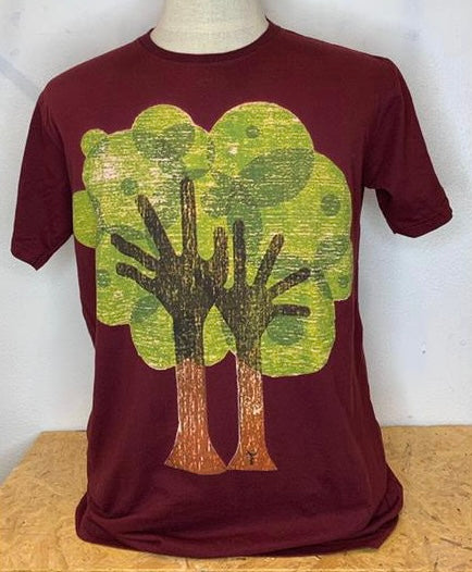 Tree Brand hands tree graphic t-shirt with round neck