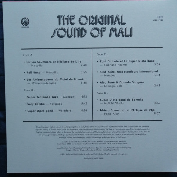 Various : The Original Sound Of Mali (2xLP, Comp)