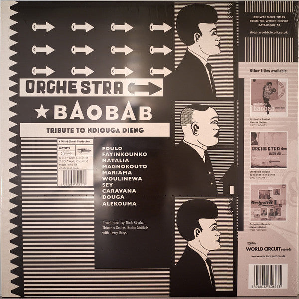 Orchestra Baobab : Tribute To Ndiouga Dieng (LP, Album, 180)