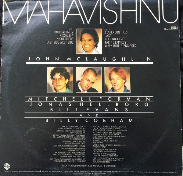 Mahavishnu Orchestra : Mahavishnu (LP, Album)