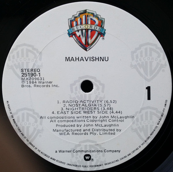 Mahavishnu Orchestra : Mahavishnu (LP, Album)