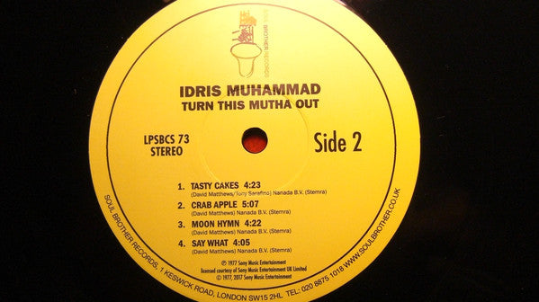 Idris Muhammad : Turn This Mutha Out (LP, Album, RE)