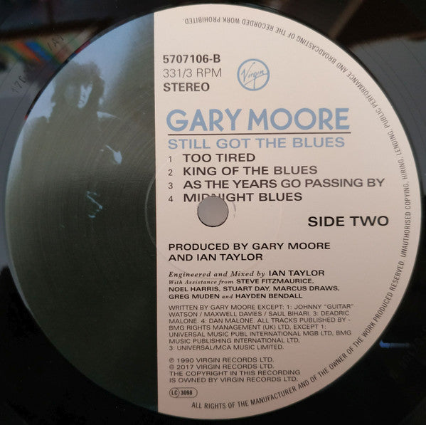 Gary Moore : Still Got The Blues (LP, Album, RE)