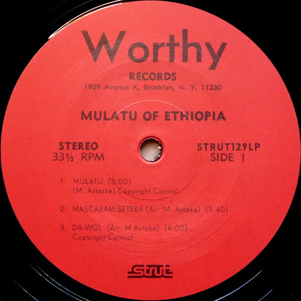 Mulatu Astatke : Mulatu Of Ethiopia (LP, Album, RE, RM)