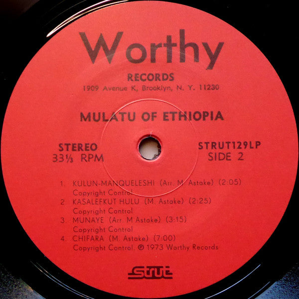 Mulatu Astatke : Mulatu Of Ethiopia (LP, Album, RE, RM)